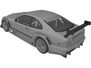 Mercedes-Benz CLK GTR 3D Model