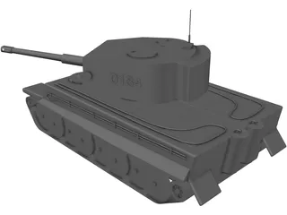 German Tank T2 3D Model