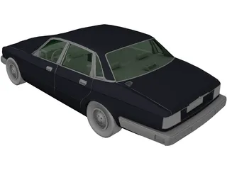 Jaguar XJ6 Sovereign 3D Model