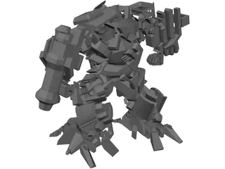 Transformers Movie IronHide 3D Model