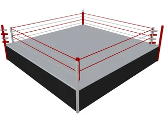 Boxing Ring 3D Model