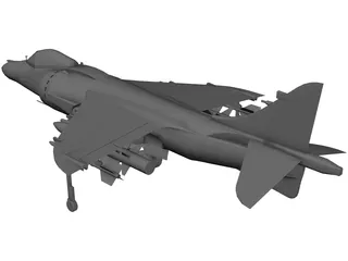 AV-8B Harrier II 3D Model