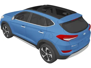 Hyundai Tucson (2016) 3D Model