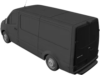Freightliner Sprinter Panel Van L2H1 RWD (2019) 3D Model