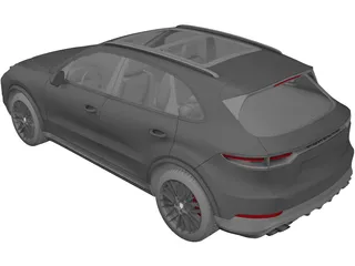 Porsche Cayenne S (2019) 3D Model