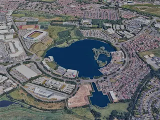 Doncaster City, UK (2023) 3D Model