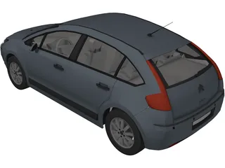 Citroen C4 3D Model