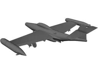 Northrop F-89 Scorpion 3D Model