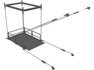 Hoisting Platform 3D Model