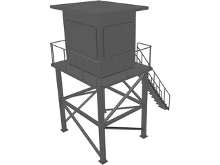 Control Cabin 3D Model