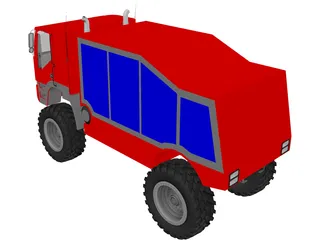 Rally Truck 3D Model