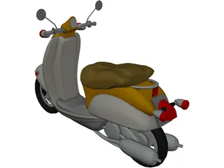 Scooter Vespa 3D Model