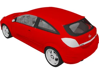 Opel Astra 3D Model