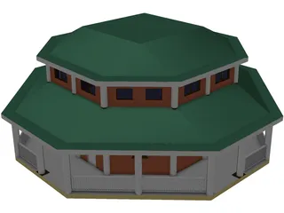 Modular House 3D Model