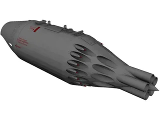 UB-32-M57-Helo Rocket Pod 3D Model