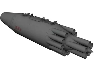 UB-16-M57-KV Rocket Pod 3D Model
