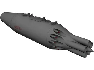 UB-16-M57-UMP Rocket Pod 3D Model