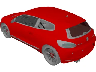 Volkswagen Scirocco (2009) 3D Model