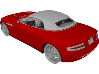 Aston Martin Vanquish Cabrio 3D Model