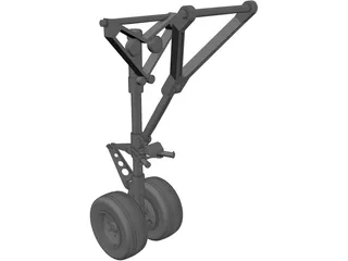 Landing Gear Nose 3D Model