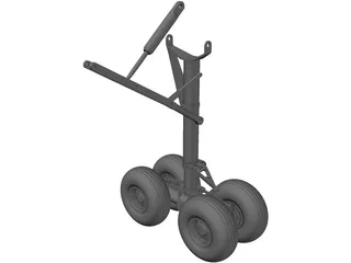 Landing Gear Nose TriStar 3D Model