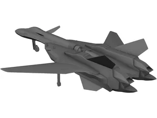 Sukhoi Su-47 Berkut 3D Model