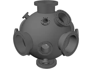 Vacuum Chamber 3D Model