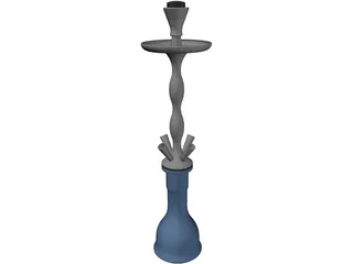 Shisha for 4 Tubes 3D Model