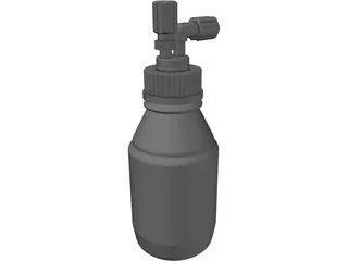 GL45 Media Bottle 3D Model