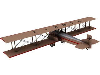 Farman F.60 Goliath 3D Model