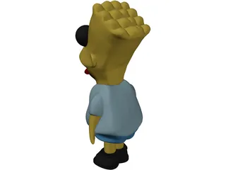 Simpsons Bart 3D Model