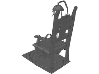 Electric Chair 3D Model