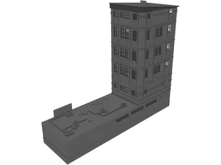 Autoservice 3D Model