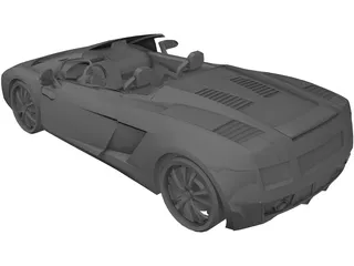 Lamborghini Gallardo Spyder 3D Model