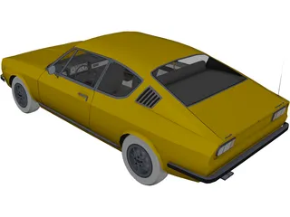 Audi 100 (1984) 3D Model