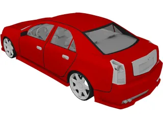 Cadillac CTS [Tuned] 3D Model