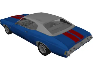 Chevrolet Chevelle SS (1972) 3D Model