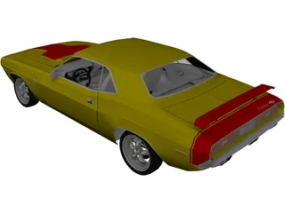 Dodge Challenger (1970) 3D Model