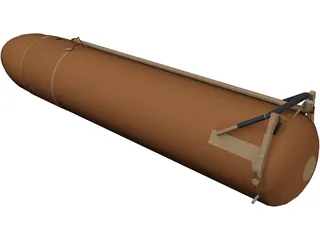 Space Shuttle External Tank 3D Model