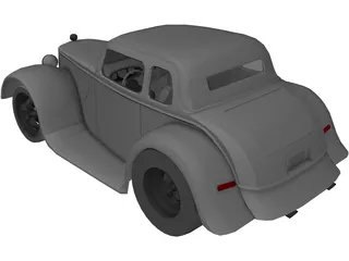 Ford Hot Rod (1930) 3D Model