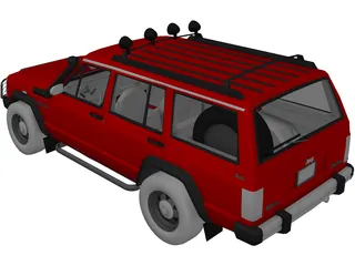 Jeep Grand Cherokee (1985) 3D Model