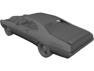 Mercury Cyclon Spoiler (1970) 3D Model