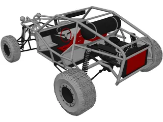 Dune Buggy 3D Model