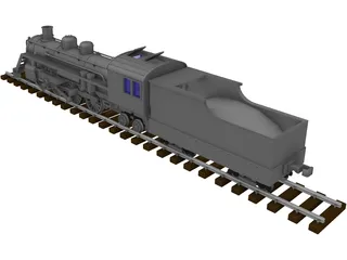 Steamlocomotive 3D Model