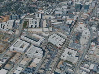 Charlotte City, NC, USA (2024) 3D Model