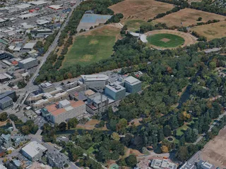 Christchurch City, New Zealand (2024) 3D Model