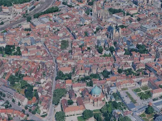 Dijon City, France (2023) 3D Model