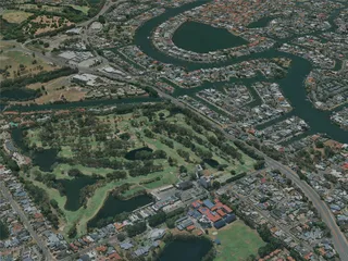 Gold Coast City, Australia (2023) 3D Model