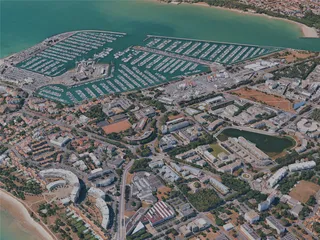La Rochelle City, France (2024) 3D Model