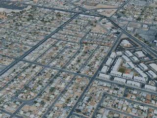 Las Vegas City, Downtown, USA (2024) 3D Model
